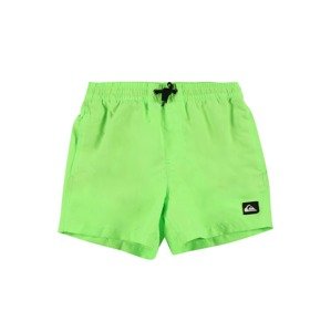 QUIKSILVER Športové plavky 'EVERYDAY VOLLEY YOUTH 13'  kiwi / čierna / biela