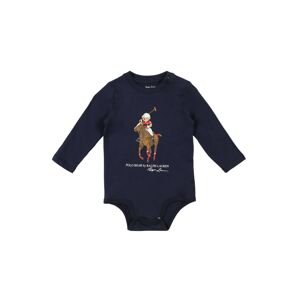 POLO RALPH LAUREN Body  námornícka modrá / hnedá / biela / červená