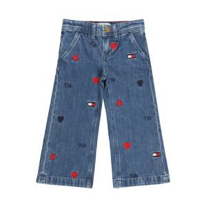 TOMMY HILFIGER Džínsy  modrá denim / červená / tmavomodrá