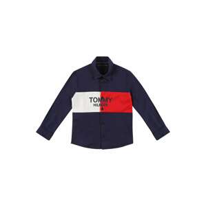 TOMMY HILFIGER Košeľa  námornícka modrá / biela / červená