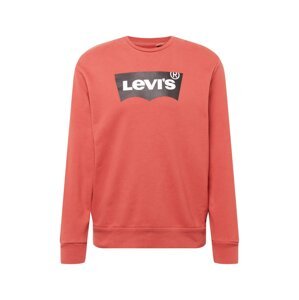 LEVI'S Mikina  pastelovo červená / čierna / biela