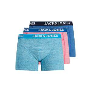 JACK & JONES Boxerky 'Deventer'  námornícka modrá / svetlomodrá / ružová