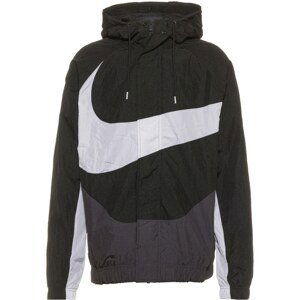 Nike Sportswear Prechodná bunda  čierna / biela / antracitová