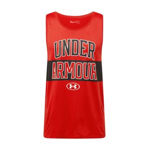 UNDER ARMOUR Funkčné tričko 'Tech 2.0'  červená / čierna / biela