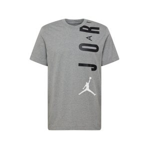 Jordan T-Shirt  sivá / čierna / biela