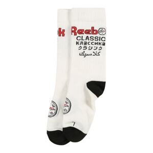 Reebok Classics Ponožky 'Roadtrip'  biela / čierna / červená