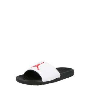 Jordan Plážové / kúpacie topánky 'Break'  svetločervená / čierna / biela