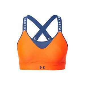 UNDER ARMOUR Športová podprsenka 'Infinity High'  oranžová / námornícka modrá