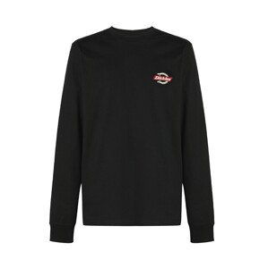 DICKIES Tričko 'Ruston'  červená / čierna / biela