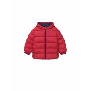 MANGO KIDS Zimná bunda 'America'  červená / tmavomodrá