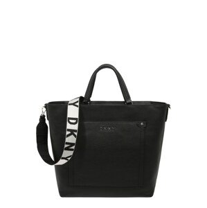 DKNY Shopper  strieborná / čierna