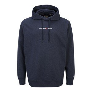 Tommy Jeans Plus Mikina  námornícka modrá / biela / ohnivo červená