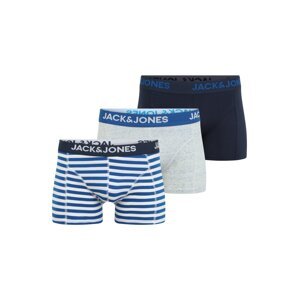 JACK & JONES Boxerky  modrá / námornícka modrá / svetlomodrá / modrá melírovaná