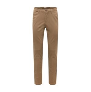 JACK & JONES Chino nohavice 'MARCO'  béžová / hnedá