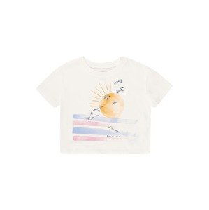 OshKosh Shirt 'IVORY SUNSET'  biela / námornícka modrá / tmavožltá / dymovo modrá / svetloružová