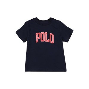 POLO RALPH LAUREN Tričko  tmavomodrá / svetločervená / biela