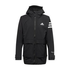 ADIDAS PERFORMANCE Outdoorová bunda 'Utilitas'  čierna / biela