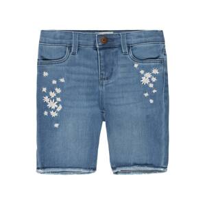 OshKosh Shorts  modrá denim / biela / broskyňová