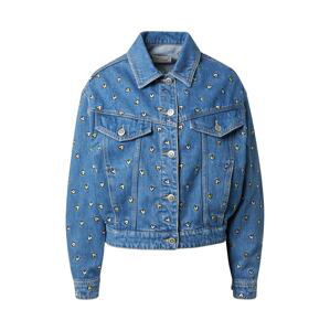 Pimkie Jacke  modrá denim / žltá