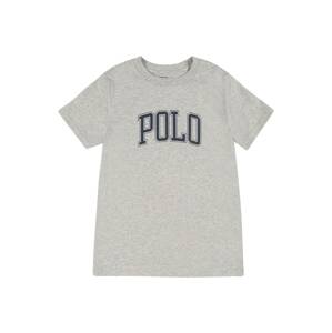 Polo Ralph Lauren Tričko  sivá / námornícka modrá / biela