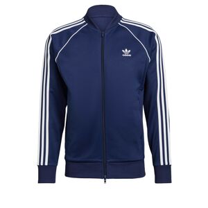 ADIDAS ORIGINALS Tepláková bunda  tmavomodrá / biela