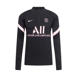 NIKE Športová mikina 'Paris Saint-Germain Strike Away'  čierna / pastelovo ružová