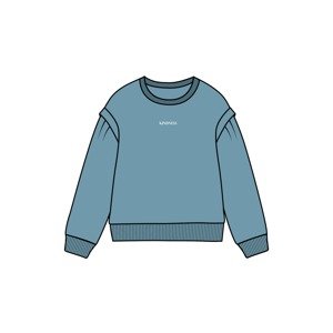 NAME IT Mikina 'NKFHOWAY LS SWEAT BRU'  dymovo modrá