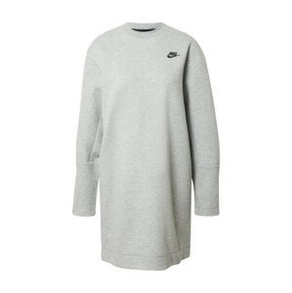 Nike Sportswear Šaty  sivá melírovaná / čierna