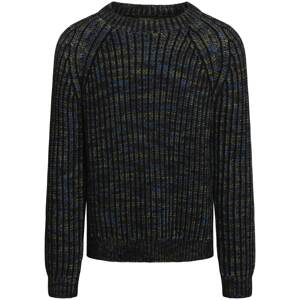 BRUUNS BAZAAR Pullover 'Larch Theodor'  čierna melírovaná