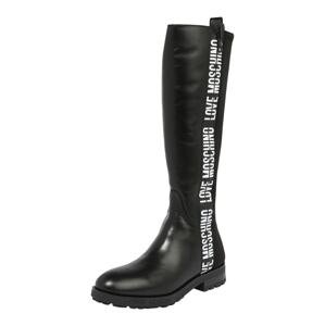 Love Moschino Stiefel  čierna / biela