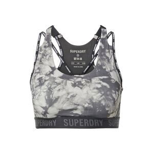 Superdry Športová podprsenka  sivá / svetlosivá