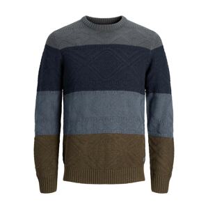 JACK & JONES Sveter  modrá / námornícka modrá