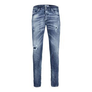 JACK & JONES Džínsy 'Glenn Rock'  modrá denim