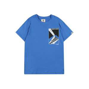 GARCIA T-Shirt  nebesky modrá / biela / čierna