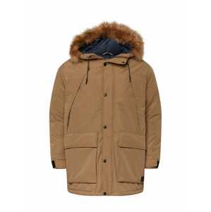 Jack & Jones Plus Zimná parka 'SUPER'  piesková