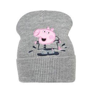 NAME IT Čiapky 'Peppa Pig'  sivá melírovaná / ružová / námornícka modrá / dymovo modrá