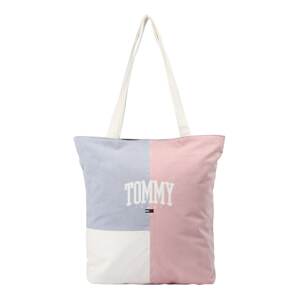 Tommy Jeans Shopper  svetloružová / svetlomodrá / biela