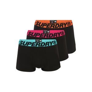 Superdry Boxerky  čierna / tyrkysová / oranžová / ružová