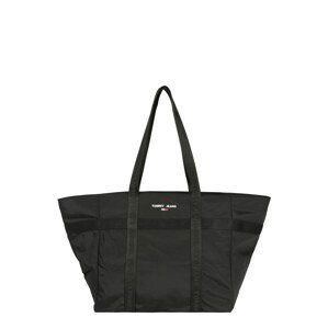 Tommy Jeans Shopper  čierna / biela / červená / námornícka modrá