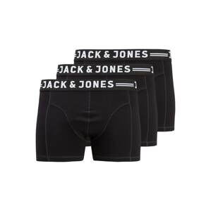 Jack & Jones Plus Boxerky 'Sense'  čierna / biela