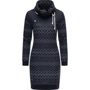 Ragwear Šaty 'Chloe'  námornícka modrá / biela