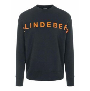 J.Lindeberg Sweatshirt 'Jamie'  čierna / oranžová