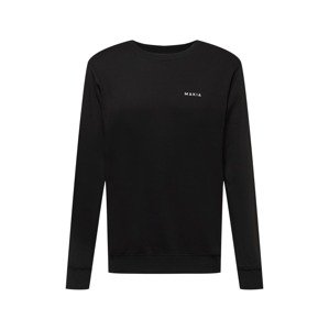 MAKIA Sweatshirt 'Trim'  čierna / biela