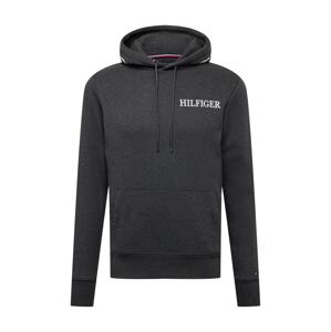 TOMMY HILFIGER Mikina  antracitová / biela