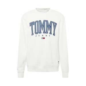 Tommy Jeans Mikina  biela / modrá