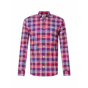 Tommy Jeans Košeľa 'TJM STRETCH POPLIN CHECK SHIRT'  červená