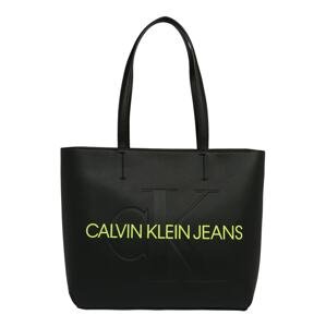 Calvin Klein Jeans Shopper  čierna / kiwi