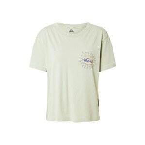 QUIKSILVER Tričko 'STAR SLIDE CROP TEE'  svetlozelená