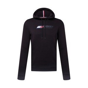 Tommy Sport Športová mikina 'LOGO FLEECE HOODY'  čierna