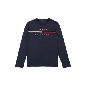 TOMMY HILFIGER Tričko  námornícka modrá / čierna / červená / biela